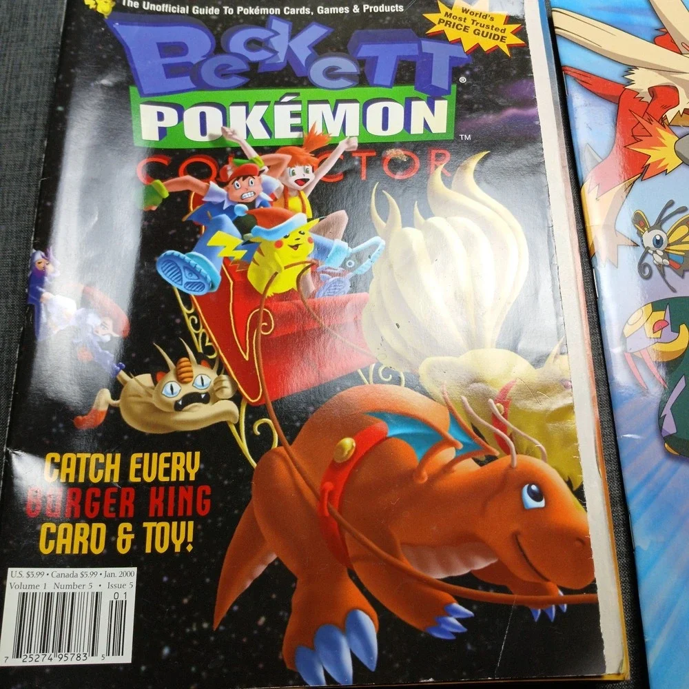 VTG Official Pokémon Advanced Collector's Sticker Book,‎ Guide, Comic -TA